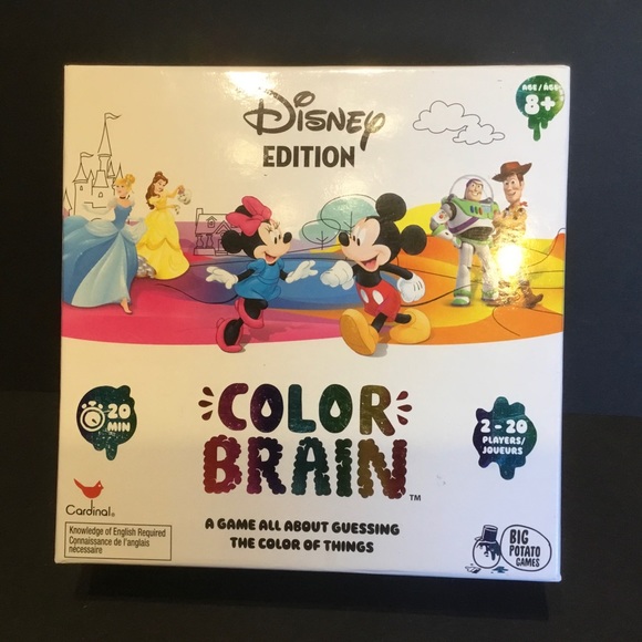 Cardinal Disney Edition Color Brain Board Game Complete. - Picture 1 of 6